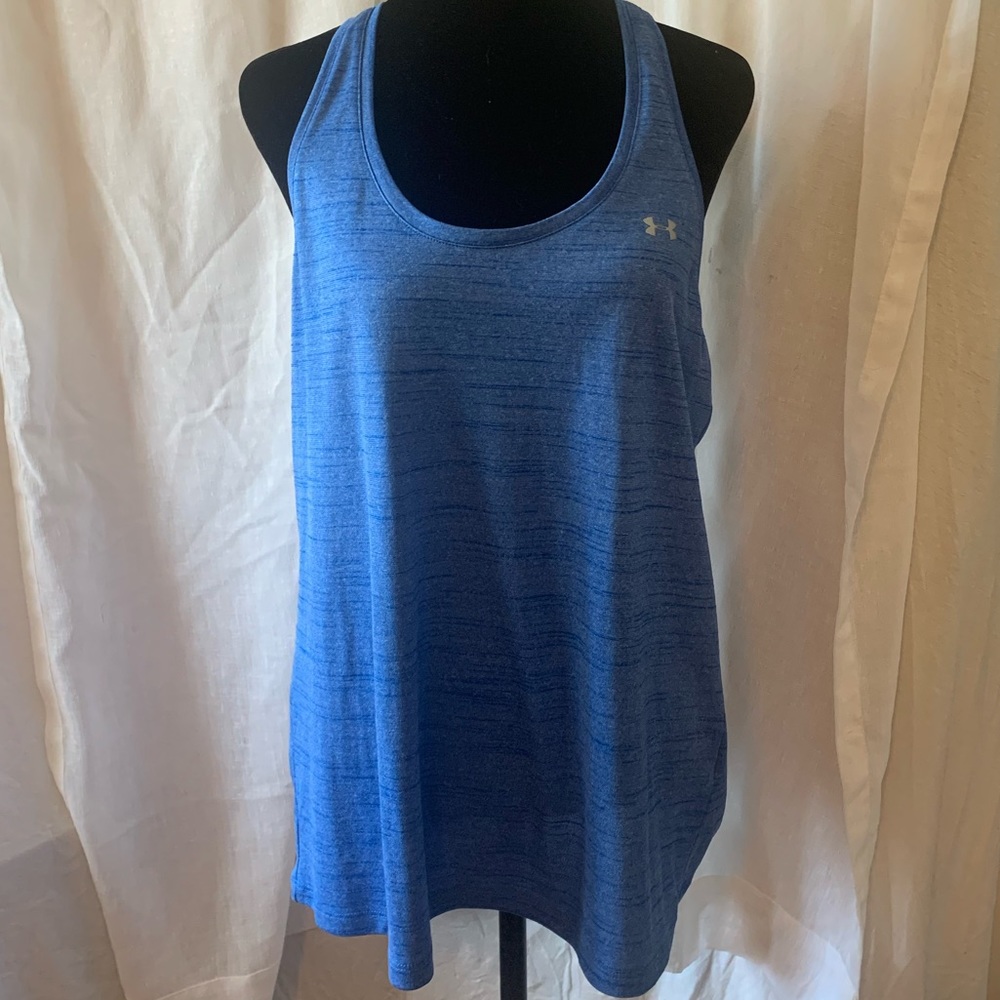 Royal blue under armour athletic top - Large